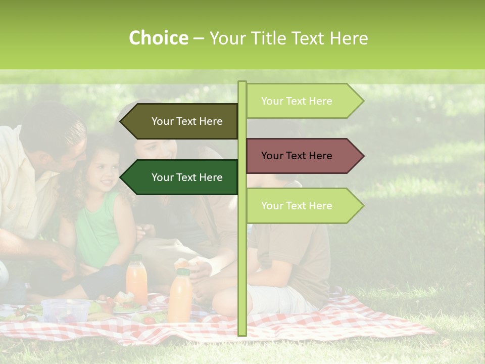 Picnic Meadow Mother PowerPoint Template