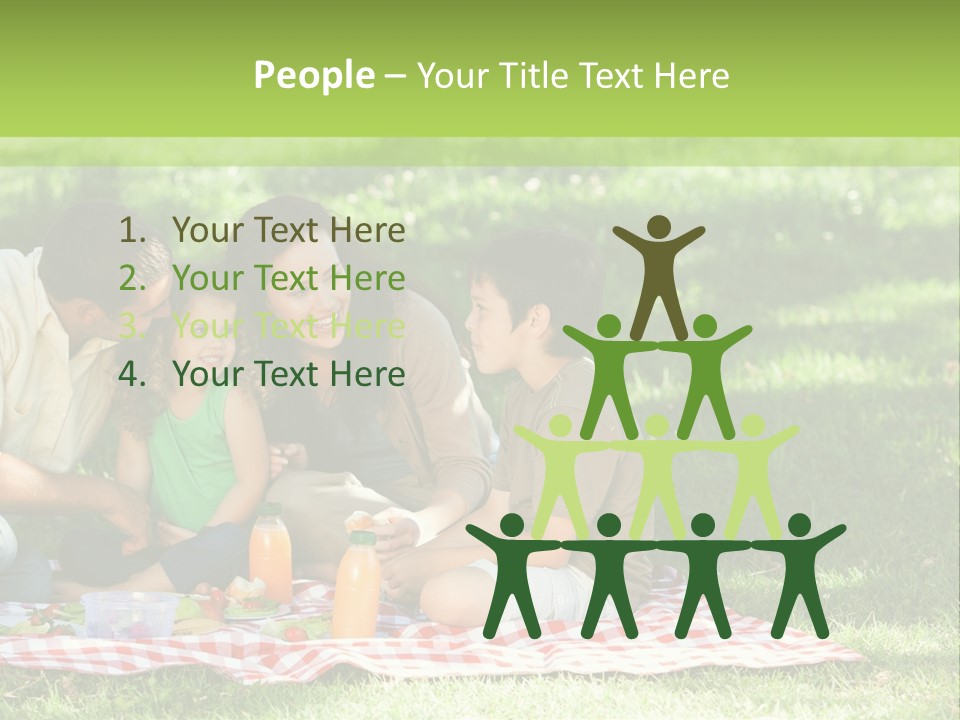 Picnic Meadow Mother PowerPoint Template