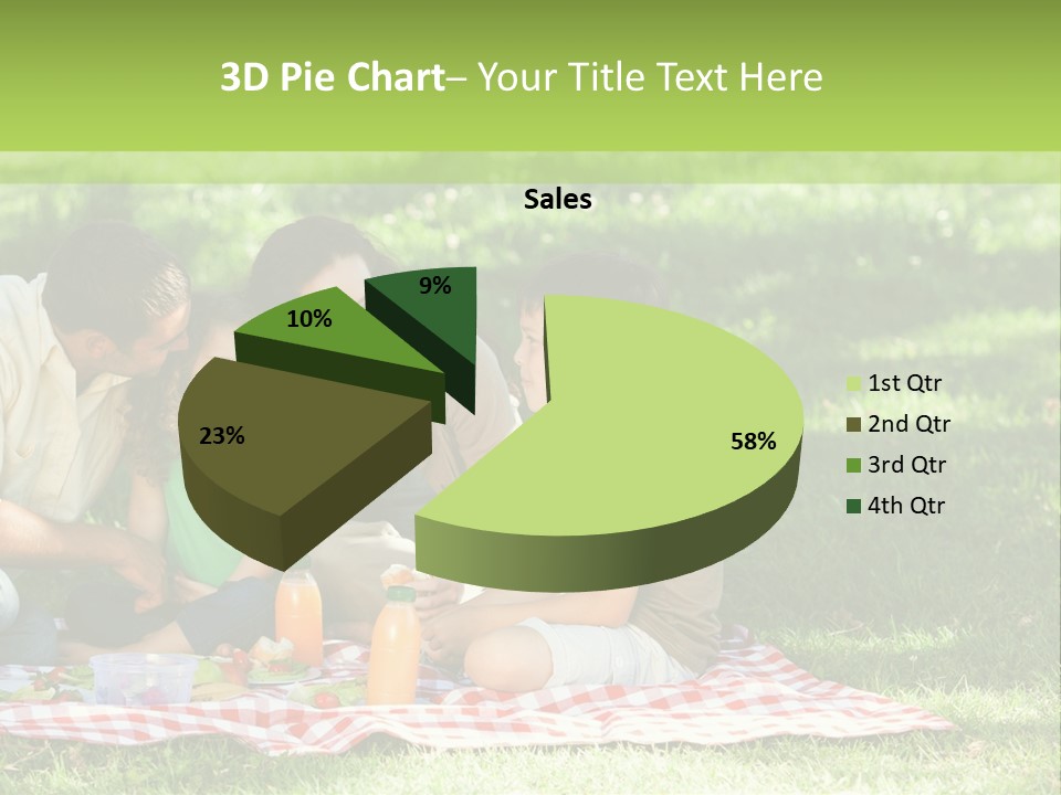 Picnic Meadow Mother PowerPoint Template