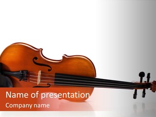 Learn Antique Viola PowerPoint Template