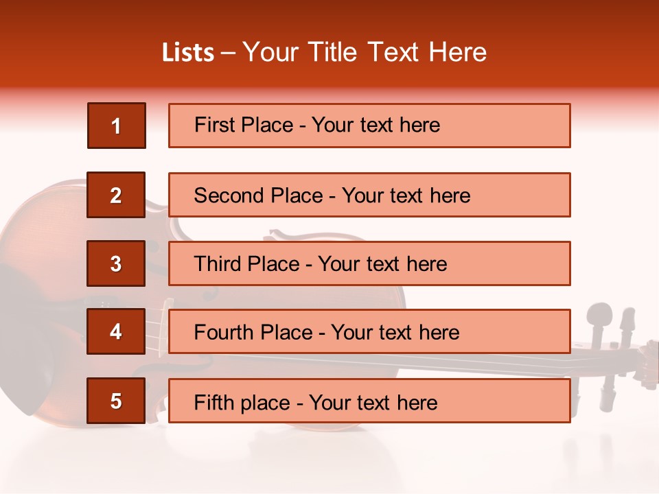 Learn Antique Viola PowerPoint Template