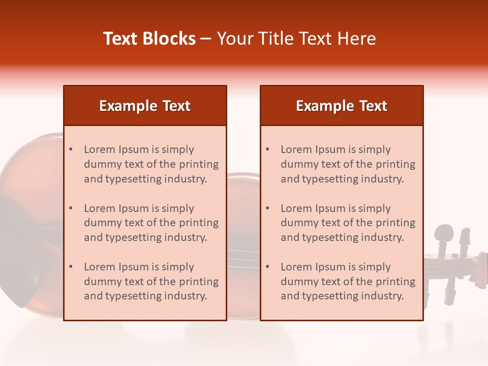 Learn Antique Viola PowerPoint Template