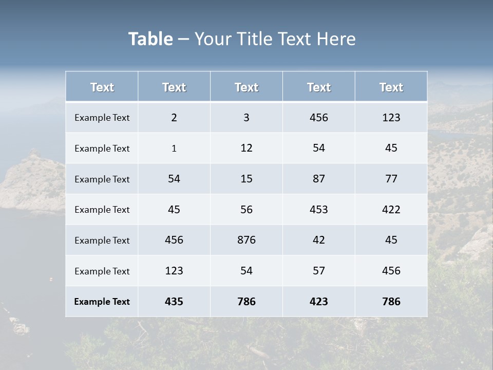 Wild Resort Cloud PowerPoint Template