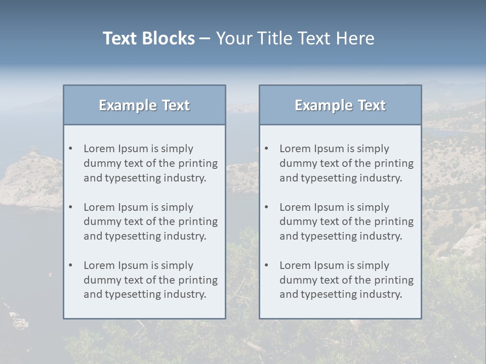 Wild Resort Cloud PowerPoint Template