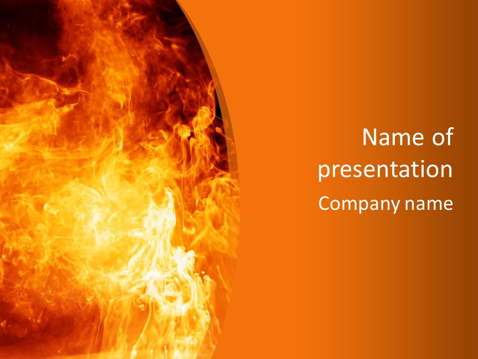 Dangerous Phoenix Flow PowerPoint Template