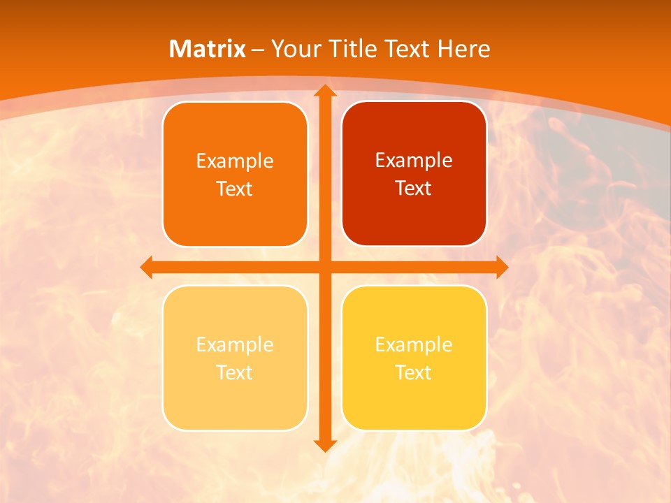 Dangerous Phoenix Flow PowerPoint Template