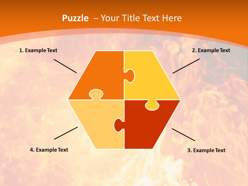 Dangerous Phoenix Flow PowerPoint Template