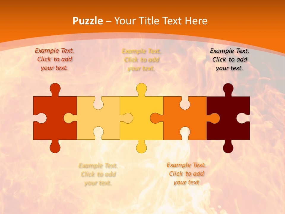 Dangerous Phoenix Flow PowerPoint Template