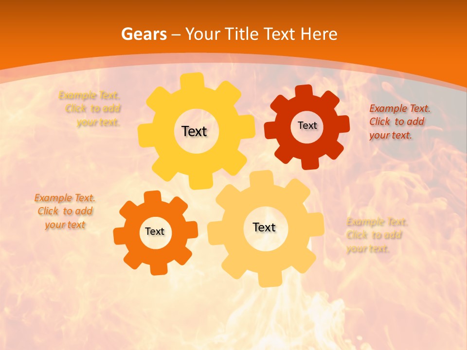 Dangerous Phoenix Flow PowerPoint Template
