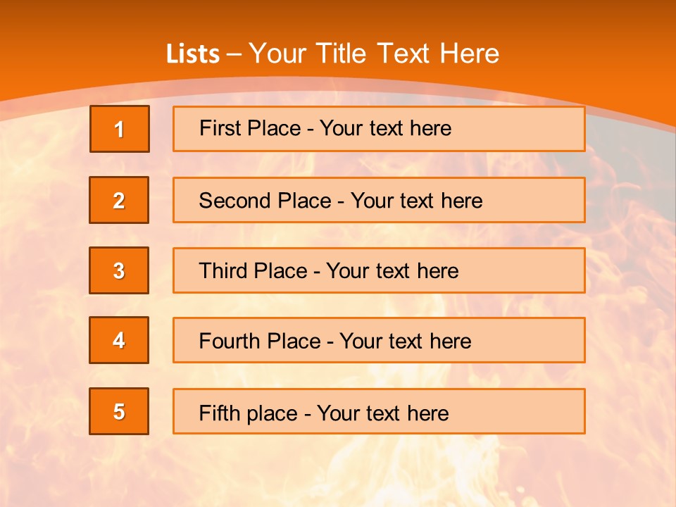 Dangerous Phoenix Flow PowerPoint Template