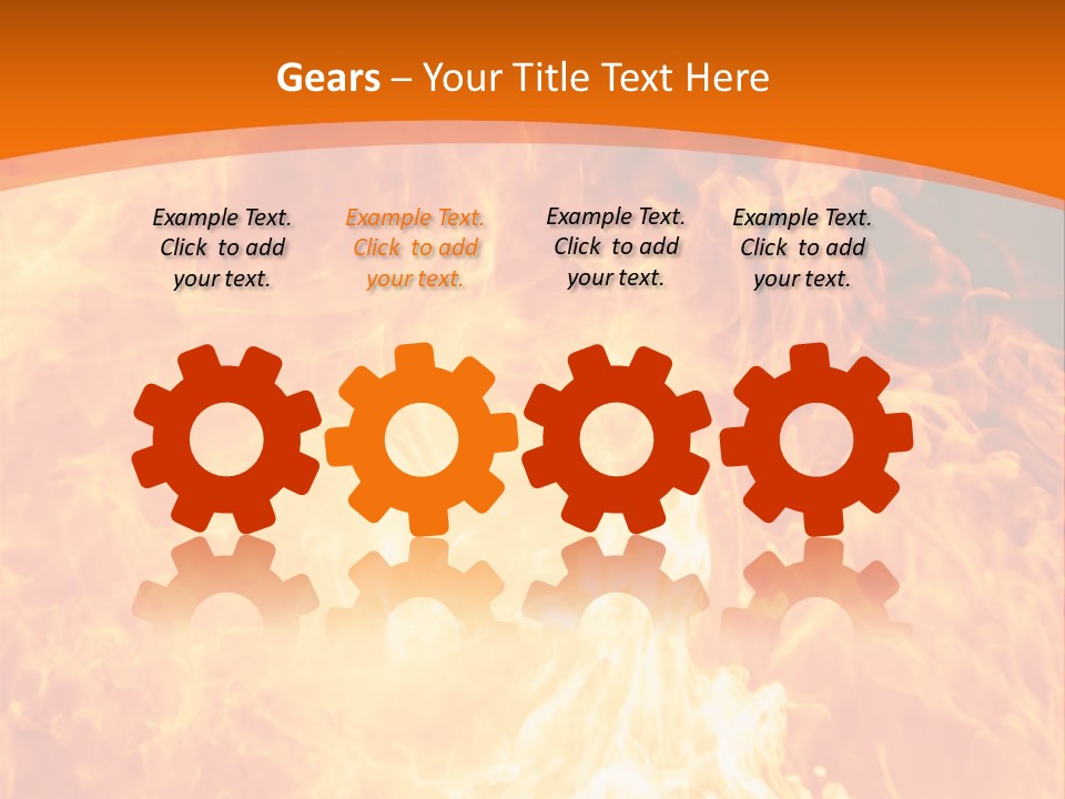 Dangerous Phoenix Flow PowerPoint Template