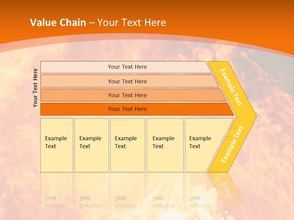 Dangerous Phoenix Flow PowerPoint Template