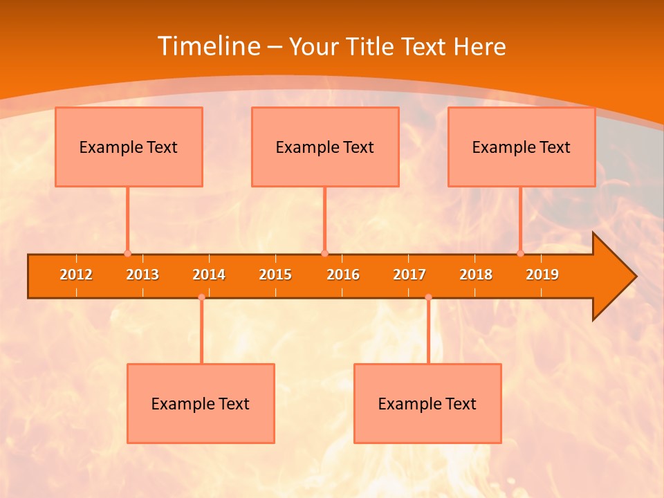 Dangerous Phoenix Flow PowerPoint Template