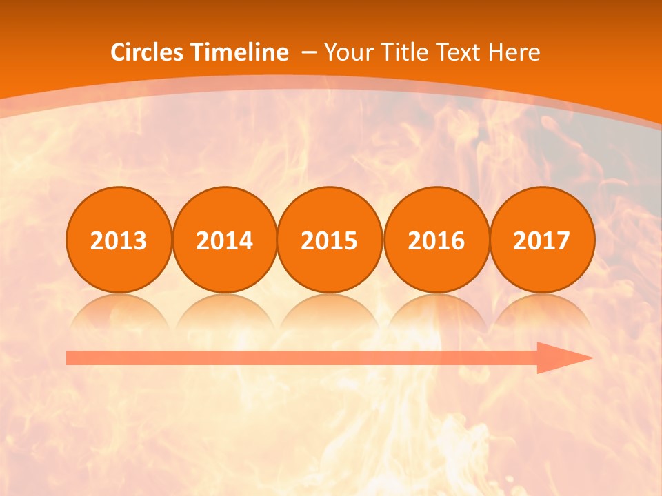 Dangerous Phoenix Flow PowerPoint Template