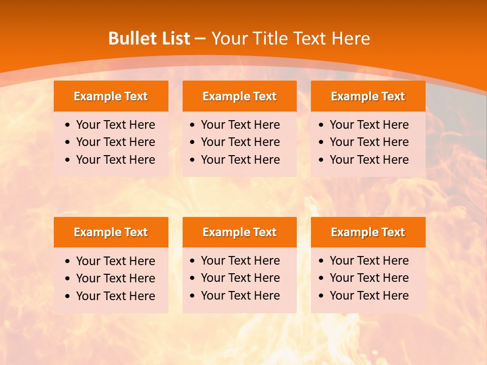 Dangerous Phoenix Flow PowerPoint Template