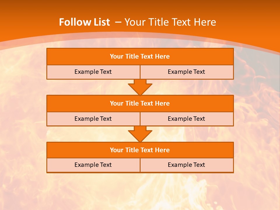 Dangerous Phoenix Flow PowerPoint Template