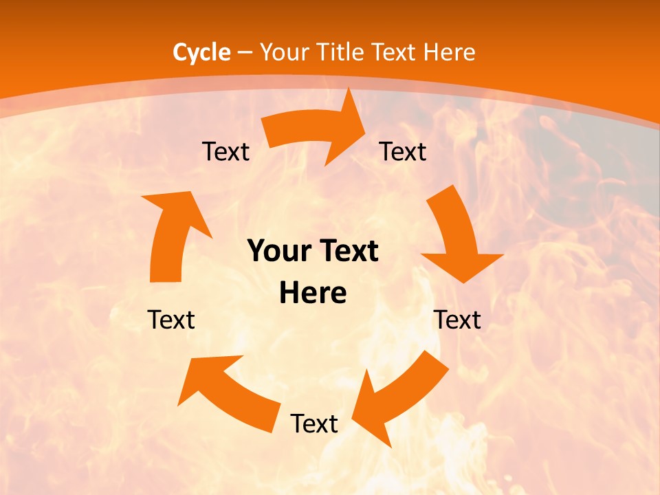 Dangerous Phoenix Flow PowerPoint Template