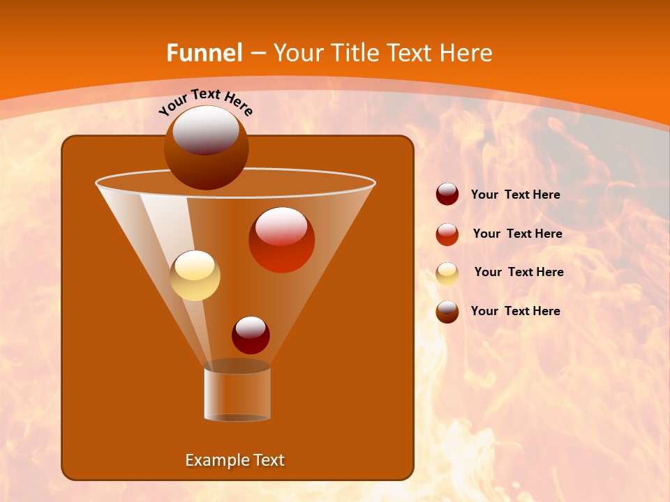Dangerous Phoenix Flow PowerPoint Template