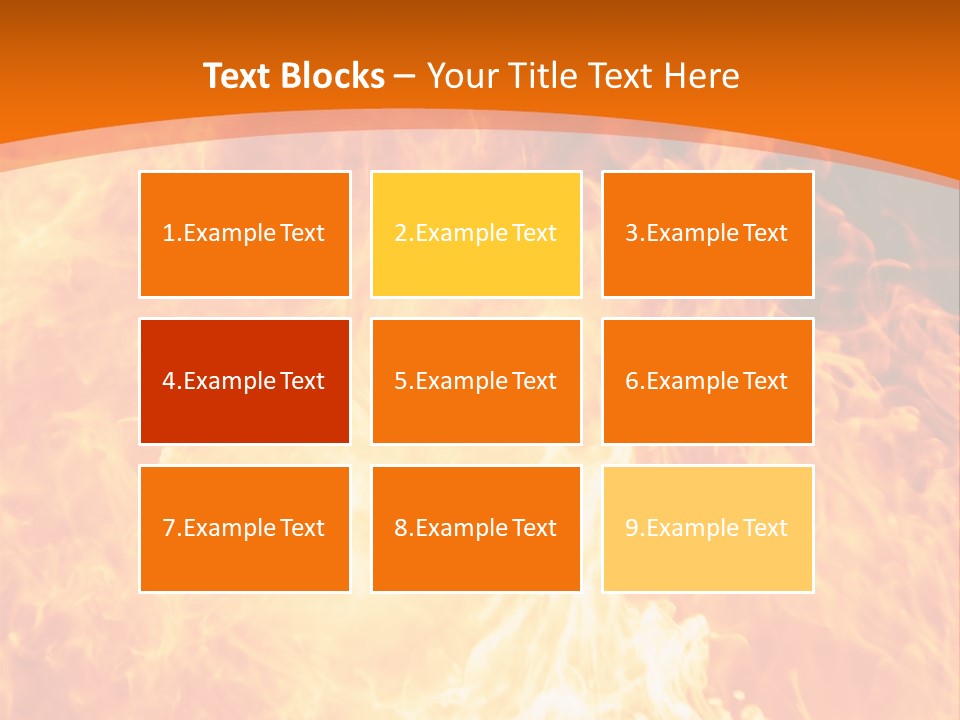 Dangerous Phoenix Flow PowerPoint Template