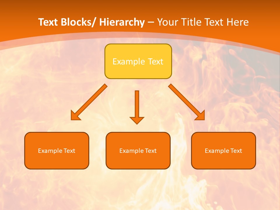 Dangerous Phoenix Flow PowerPoint Template