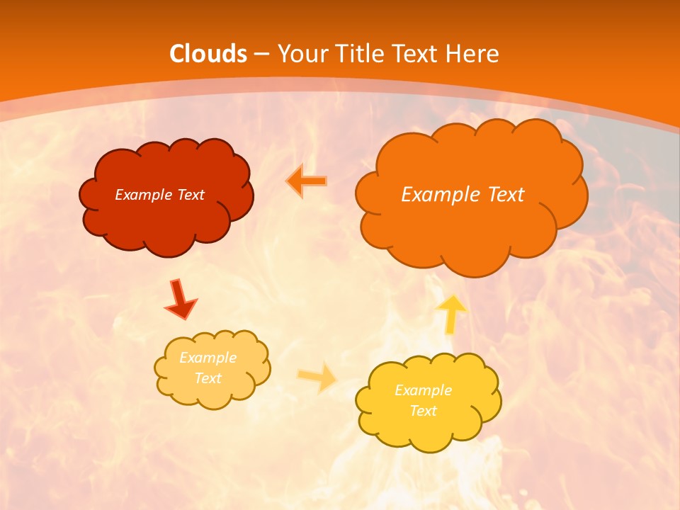 Dangerous Phoenix Flow PowerPoint Template