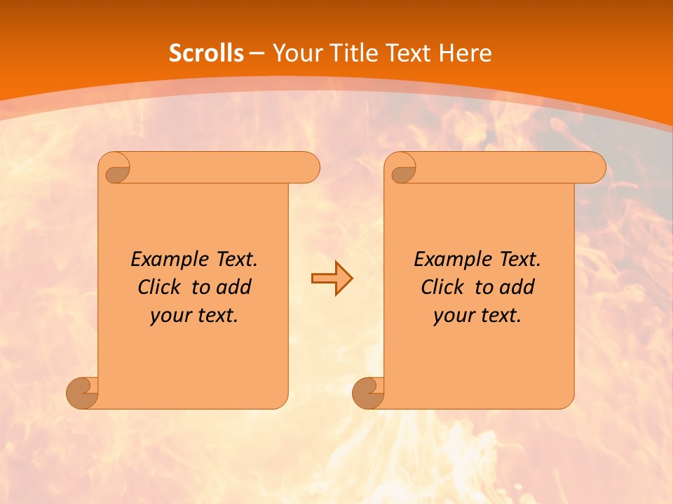 Dangerous Phoenix Flow PowerPoint Template