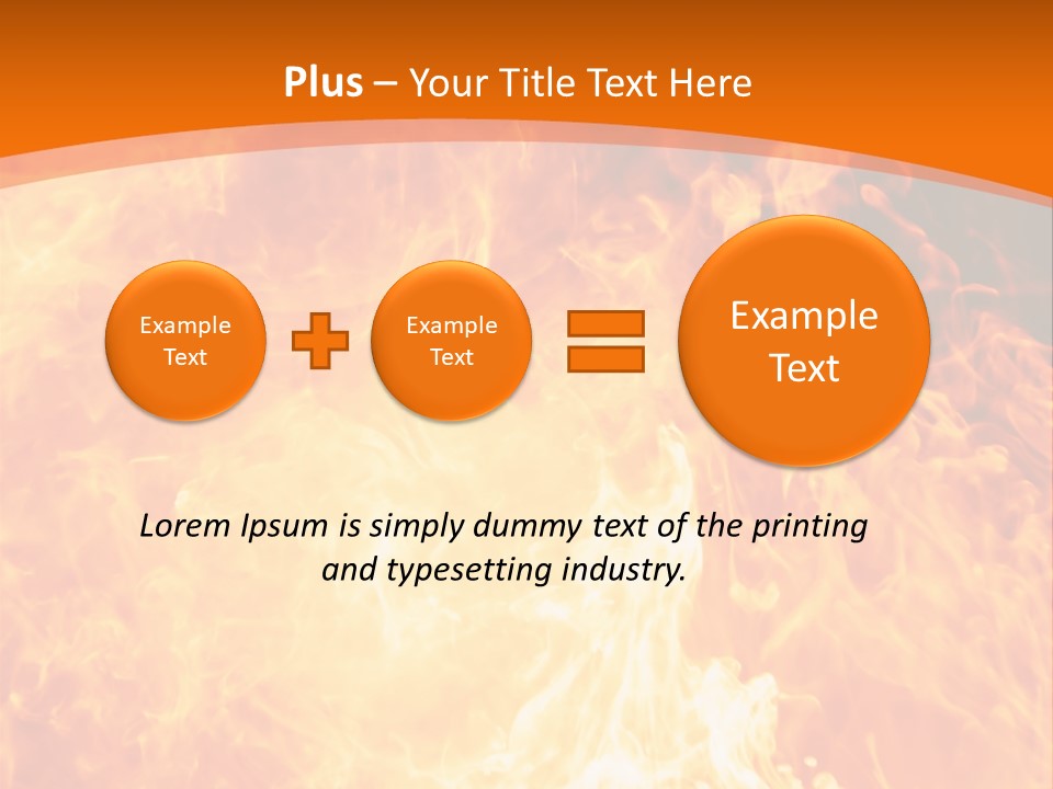 Dangerous Phoenix Flow PowerPoint Template