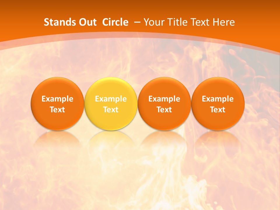 Dangerous Phoenix Flow PowerPoint Template