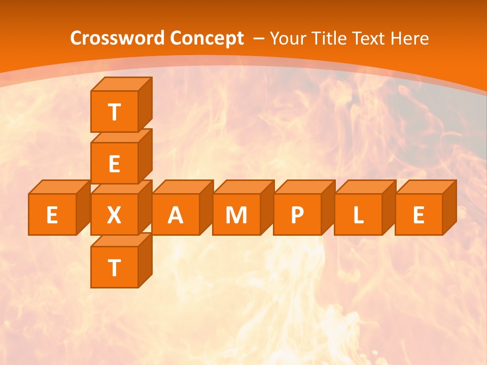 Dangerous Phoenix Flow PowerPoint Template