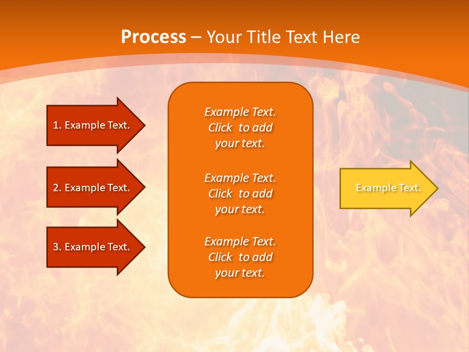 Dangerous Phoenix Flow PowerPoint Template