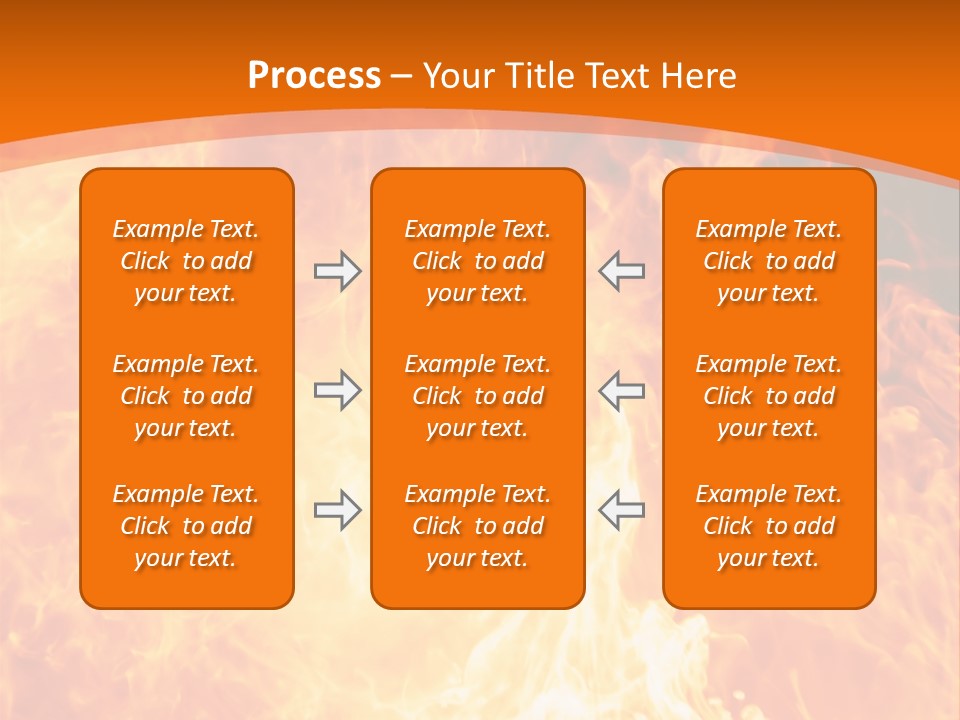 Dangerous Phoenix Flow PowerPoint Template
