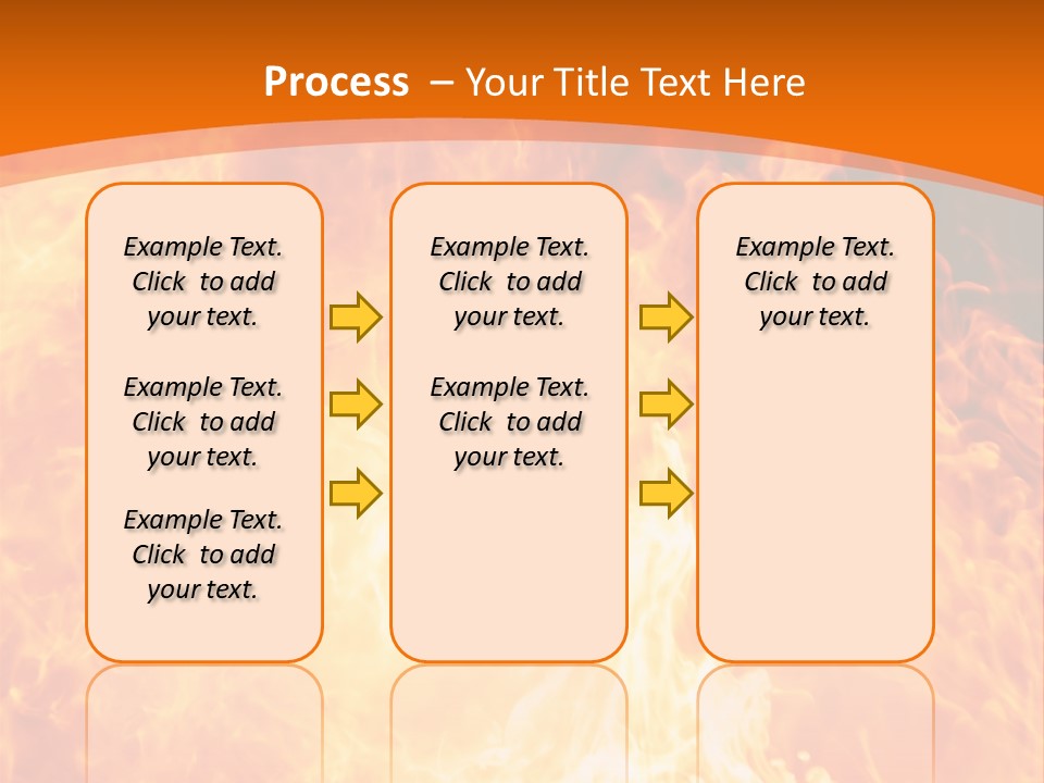 Dangerous Phoenix Flow PowerPoint Template