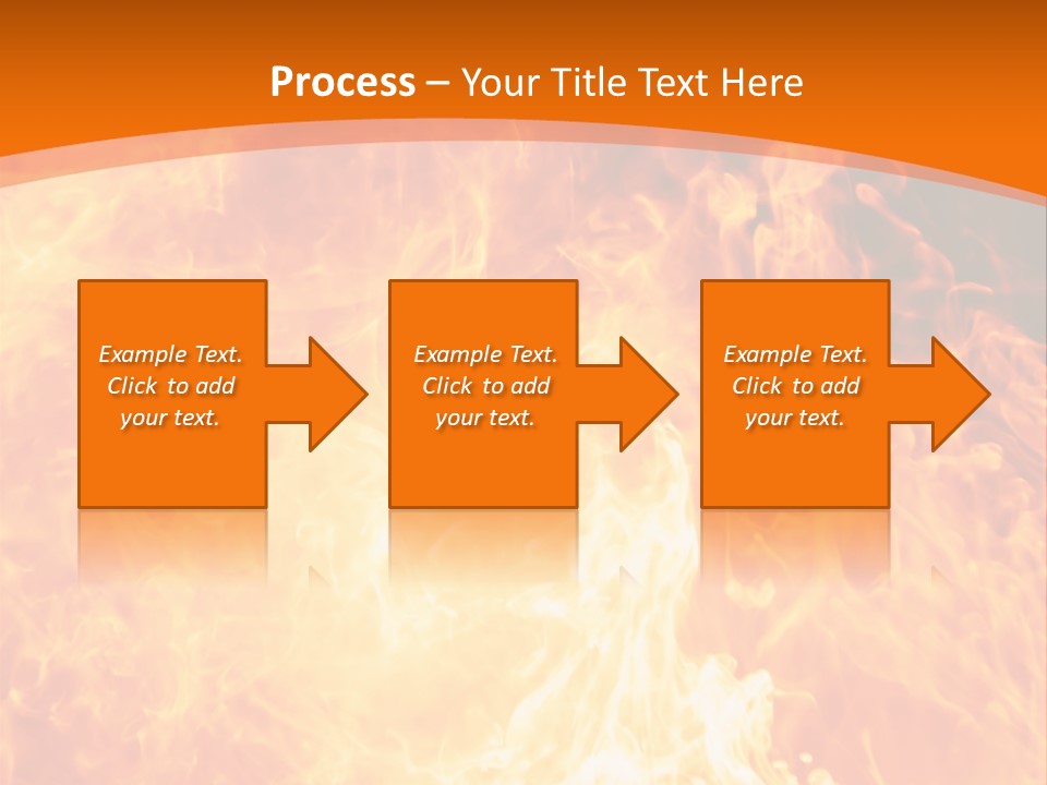 Dangerous Phoenix Flow PowerPoint Template