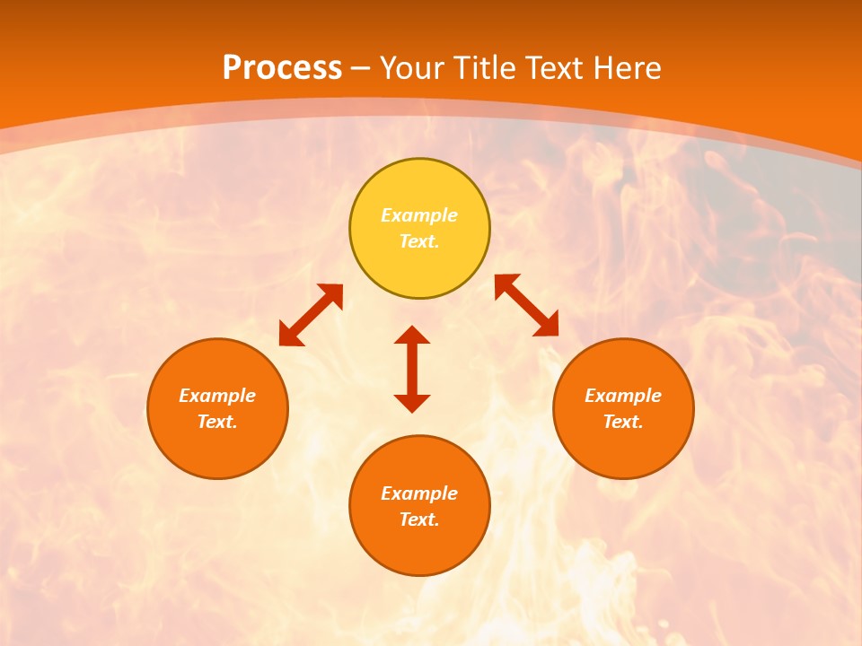 Dangerous Phoenix Flow PowerPoint Template