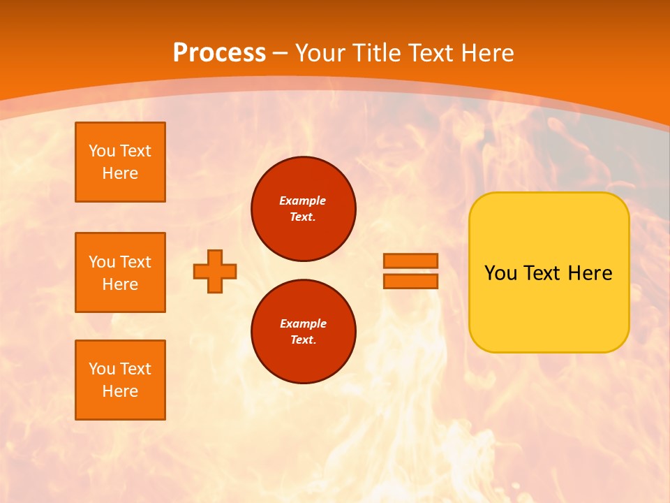 Dangerous Phoenix Flow PowerPoint Template
