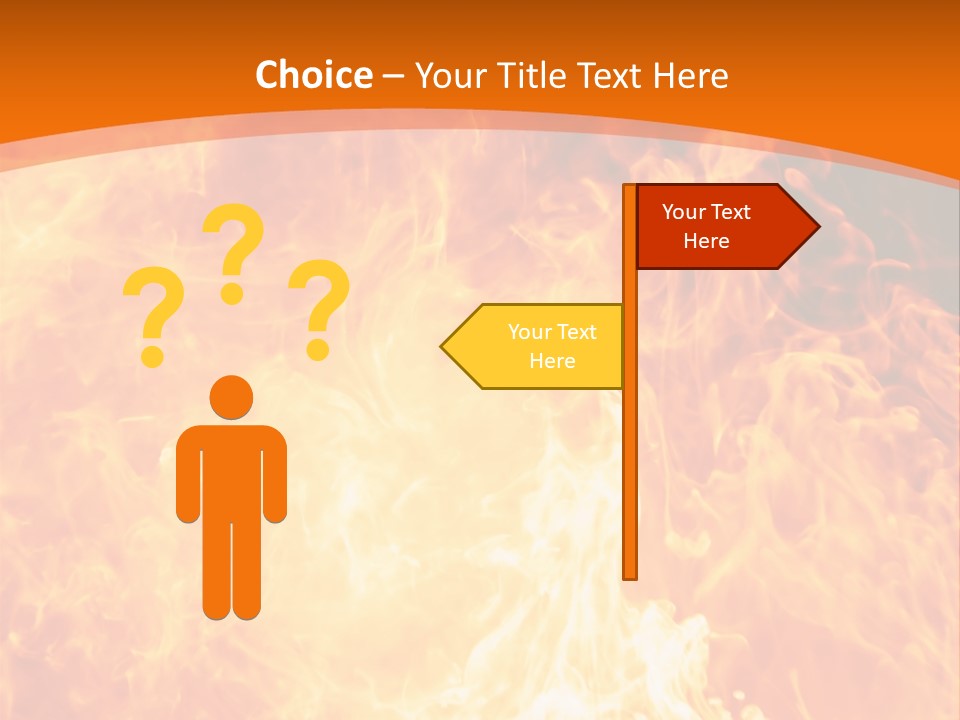 Dangerous Phoenix Flow PowerPoint Template