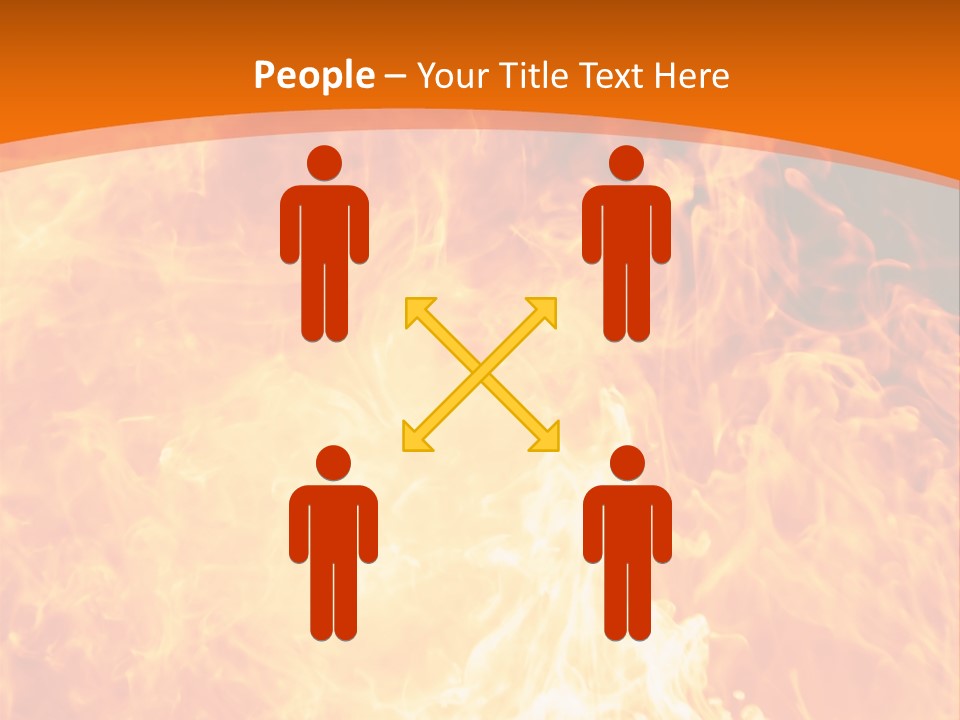 Dangerous Phoenix Flow PowerPoint Template