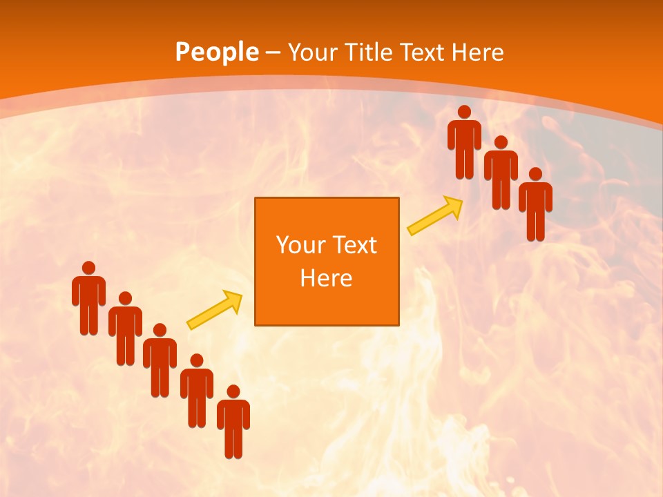 Dangerous Phoenix Flow PowerPoint Template