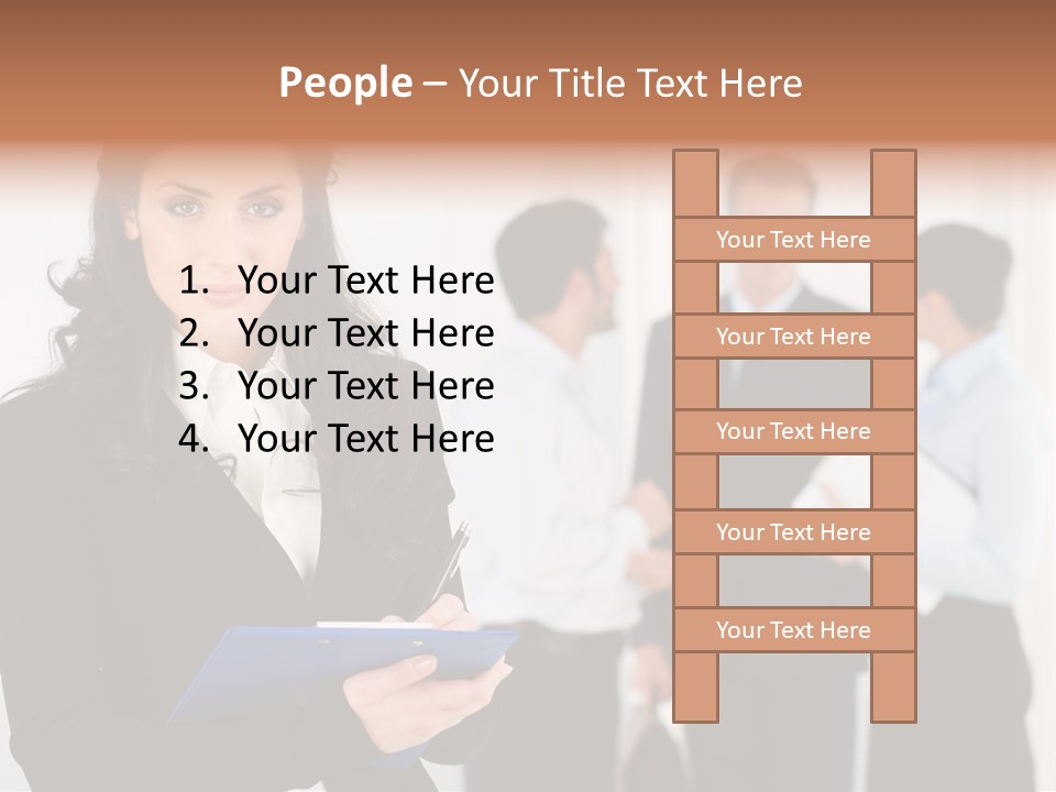 People Job Hispanic PowerPoint Template