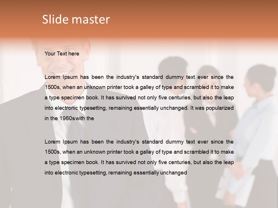 Looking Success Meeting PowerPoint Template