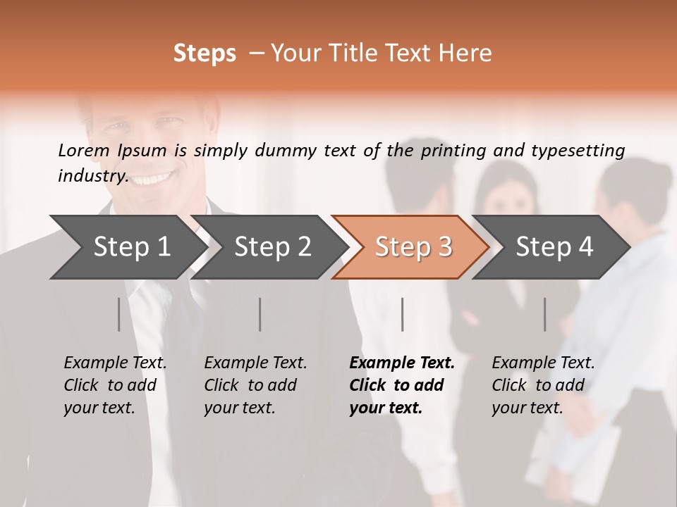 Looking Success Meeting PowerPoint Template