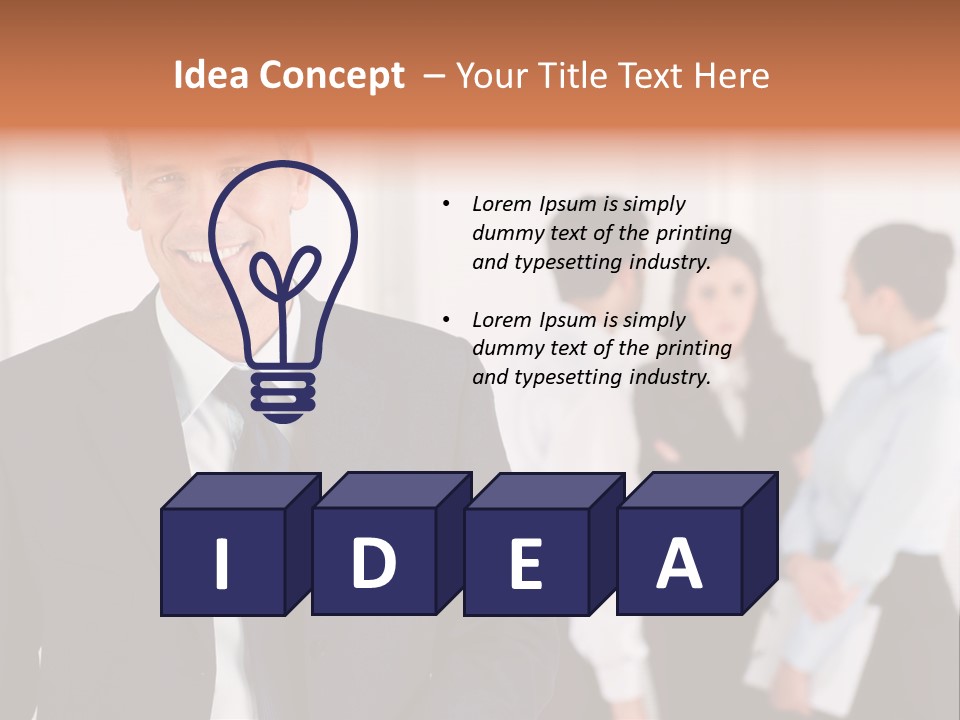 Looking Success Meeting PowerPoint Template