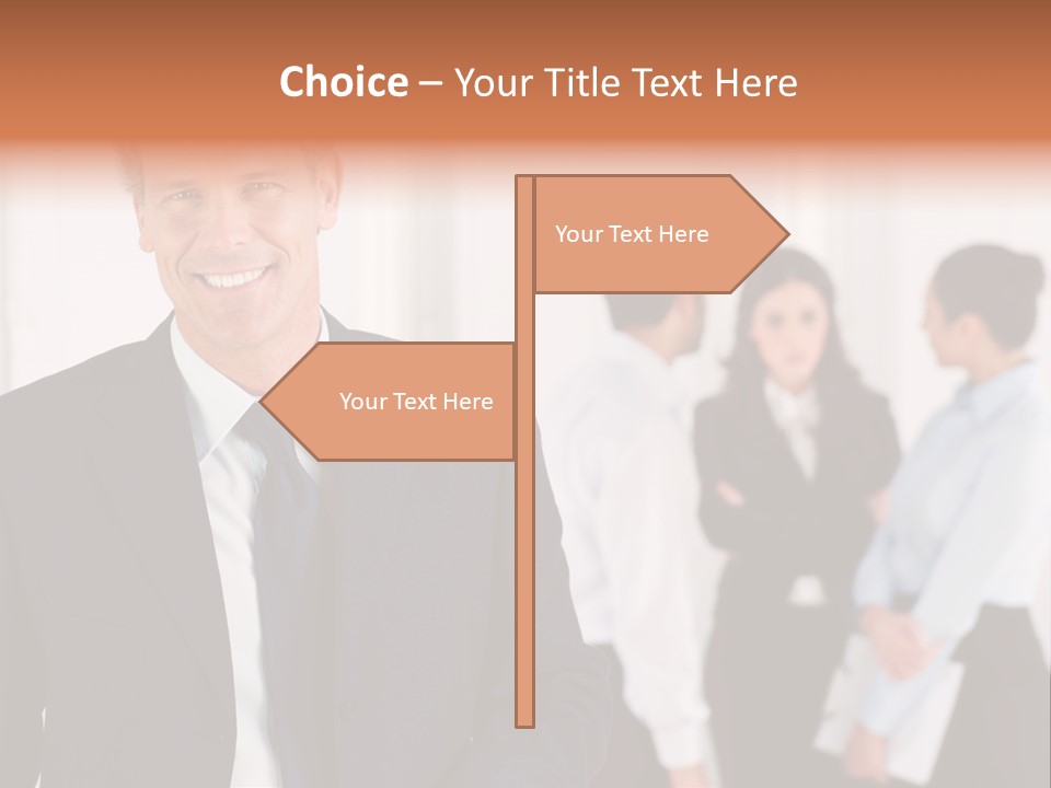 Looking Success Meeting PowerPoint Template