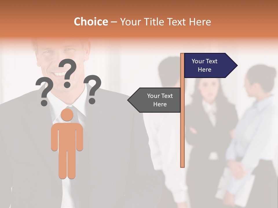 Looking Success Meeting PowerPoint Template