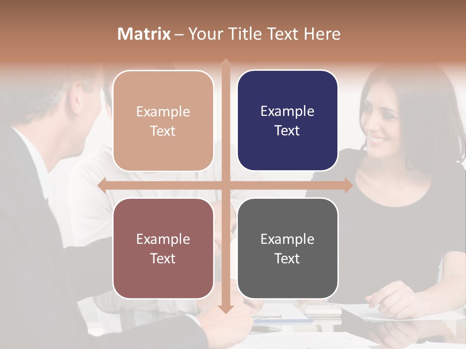 Business Agent Discussion PowerPoint Template