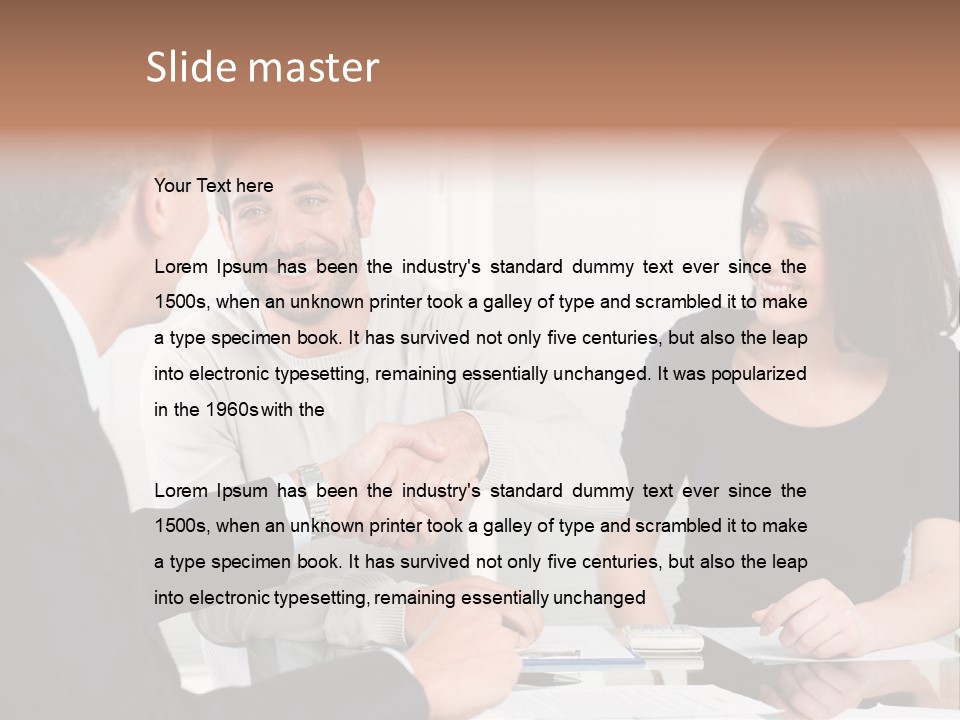 Business Agent Discussion PowerPoint Template