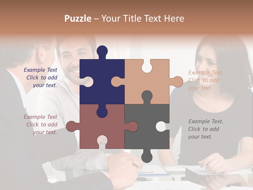 Business Agent Discussion PowerPoint Template