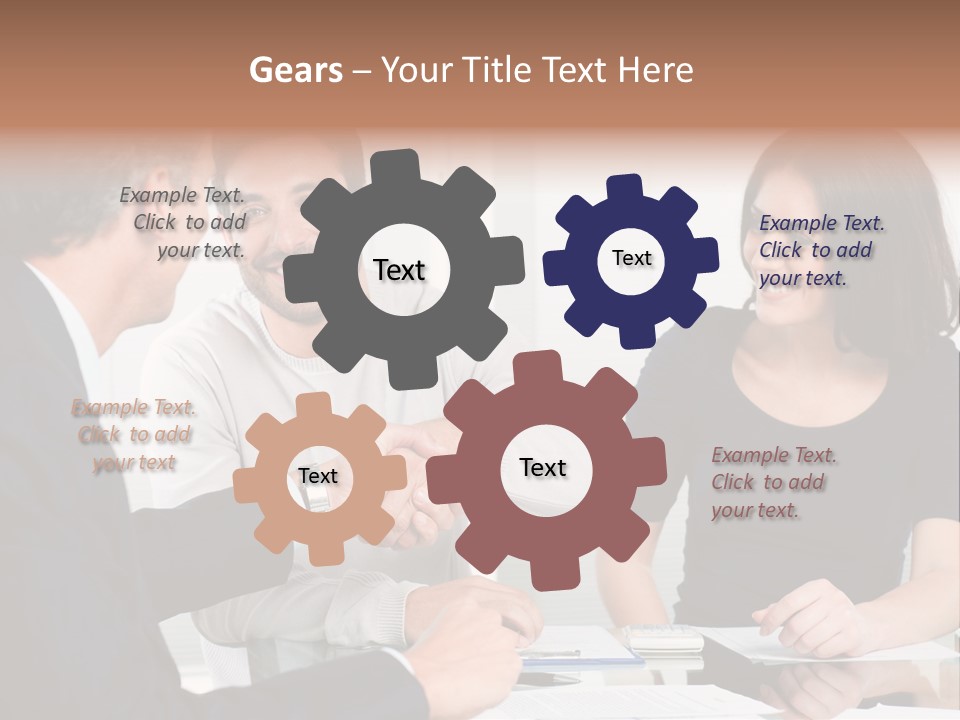 Business Agent Discussion PowerPoint Template