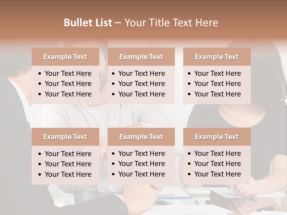 Business Agent Discussion PowerPoint Template