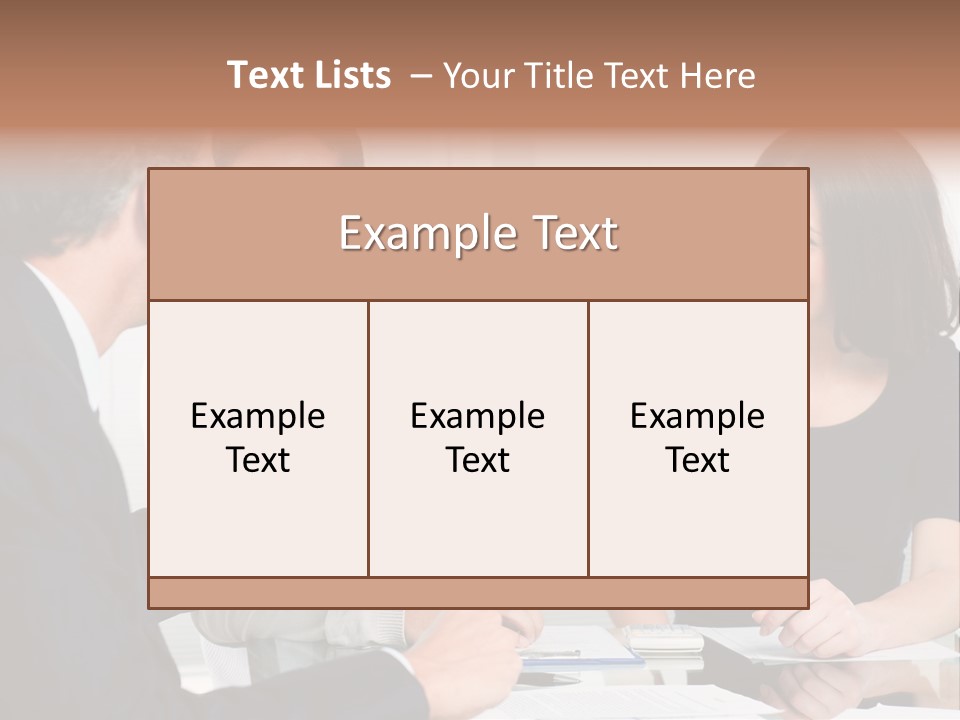 Business Agent Discussion PowerPoint Template